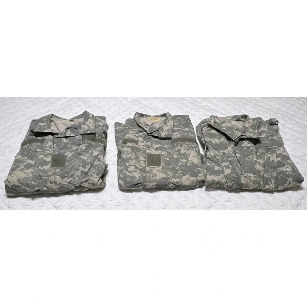 US Army Jackets 3 Sz ML Green Digi Cam Camo Combat Coat Uniform Military Ripstop